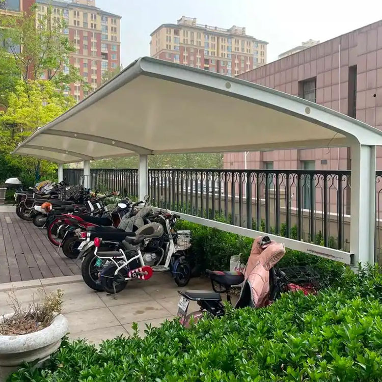 博白县膜结构电动车棚